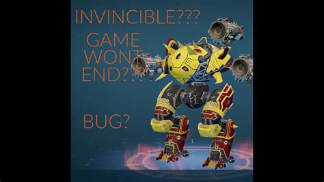 The Invincible Bug In War Robots Youtube