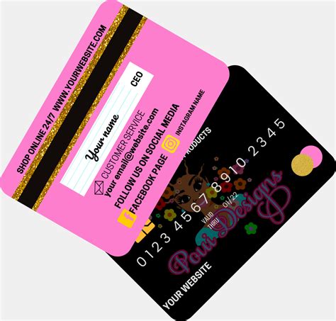 Business/Credit Card Template – Poui Designs