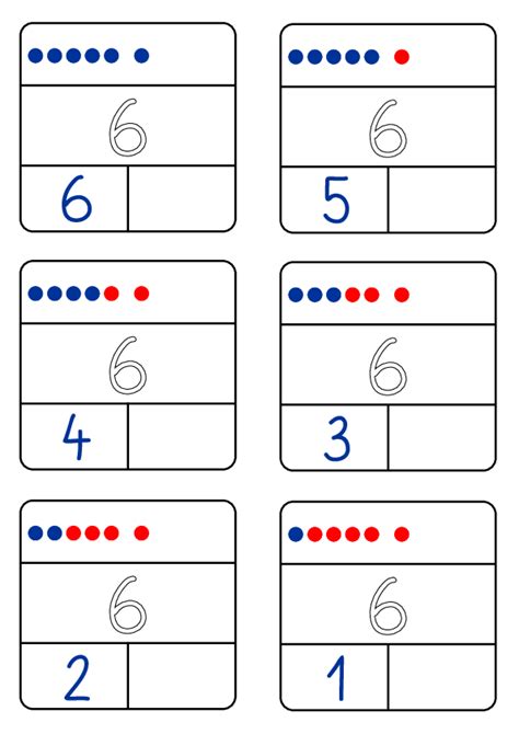 Zahlzerlegung Nur Bis 6 3 Pdf Lernstübchen