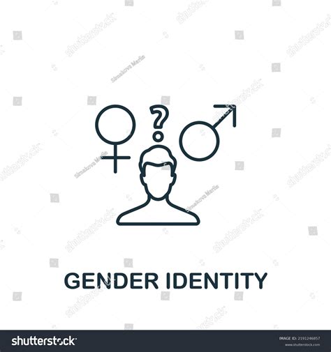 Gender Identity Icon Line Simple Lgbt Stock Vector Royalty Free 2191246857 Shutterstock