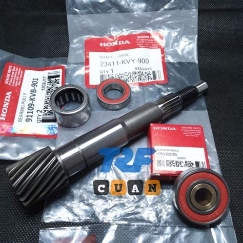 Paket Kvy As Pully Honda Beat Scoopy Spacy Karbu Bearing Bak Cvt