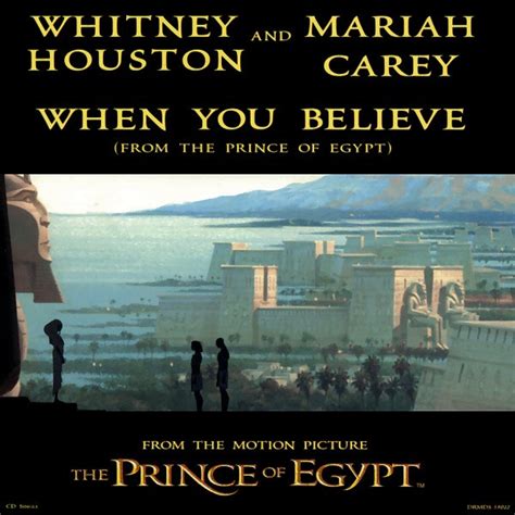 When You Believe From The Prince Of Egypt Mariah Carey And Whitney