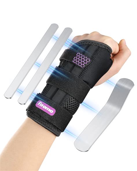 Buy Tunnel Wrist Brace Night Support With Metal Splints For Ing And