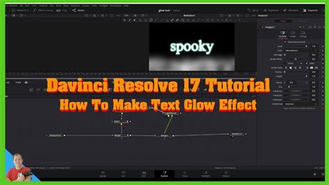 Make Your Text Glow Easy Effect Davinci Resolve Fusion Tutorial