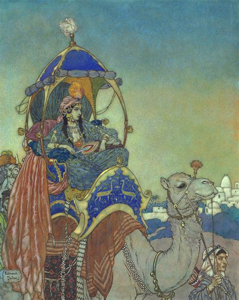 The Queen of Sheba Painting by Edmund Dulac - Fine Art America