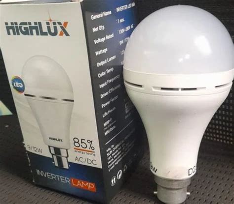 B W Ac Dc Rechargeable Dob Led Bulb Cool White K At