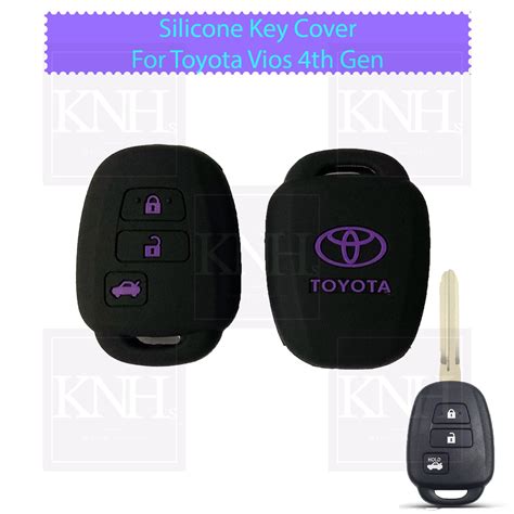 Knhs Silicone Key Cover For Toyota Vios Prime Th Gen