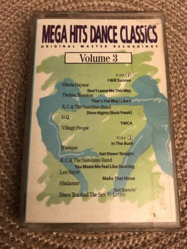 Mega Hits Dance Classics Vol 3 Great Condition Cassette Ebay