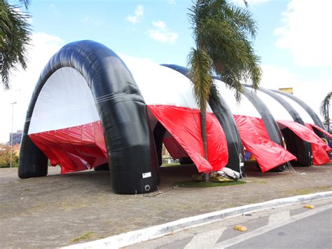 Tenda Inflável 3D Mídia Balões