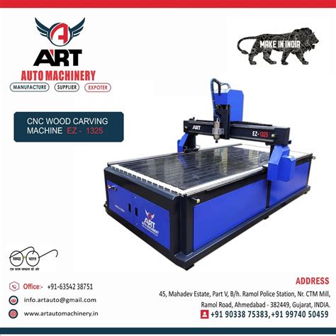 EZ 1325 3 Axis CNC Router 2D 3D Wood Engraving Machine 3 5 KW At Rs