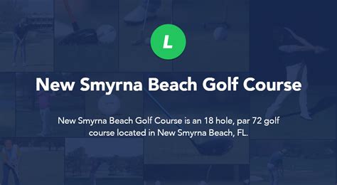 New Smyrna Beach Golf Course - New Smyrna Beach, FL | Local Golf Spot