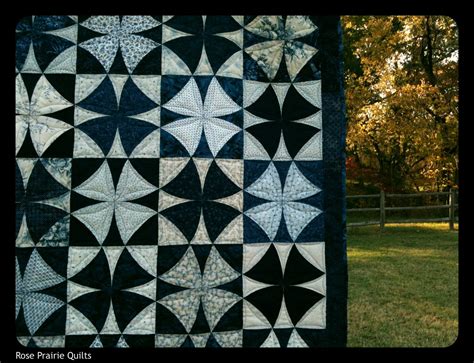 Rose Prairie Quilts and Farm: Blue and White Quilt