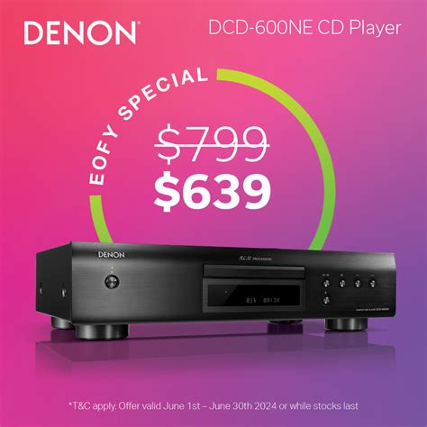 Denon DCD 600NE CD Player With AL32 Processing West Coast Hifi