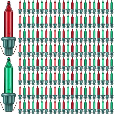 Mudder 800 Pcs Replacement Mini Light Bulbs Christmas Tree 25 V