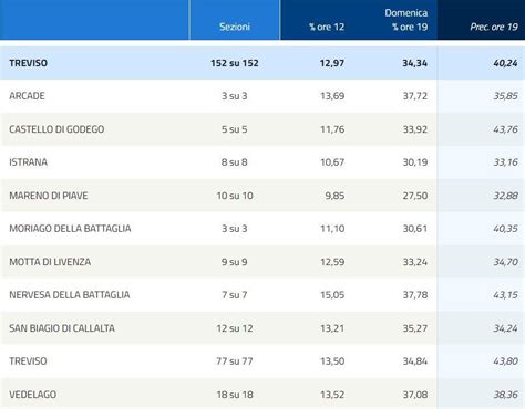 Elezioni A Treviso E Provincia Affluenza In Calo A Mezzogiorno Ha