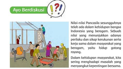 Apa Saja Manfaat Gotong Royong Kunci Jawaban Kelas 5 Tema 7 Halaman