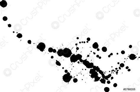 Abstract Black Ink Splash Background Grunge Vector Design Stock