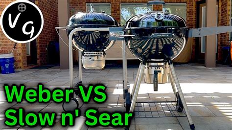 Weber Performer Slow N Sear Kettle Correct Comparison Youtube