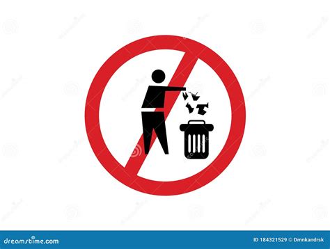 Printable No Trash Signs