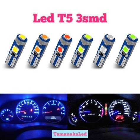 Jual Lampu Speedometer Led T5 Dashboard Indikator Ac Panel Shopee