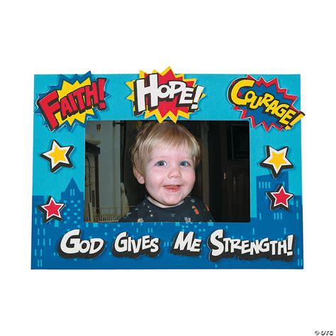 Superhero Vbs Picture Frame Magnet Craft Kit Oriental Trading