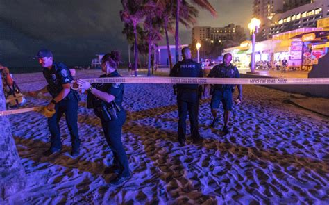 Nueve Heridos Dejo Enfrentamiento En Playa De Miami Florida José