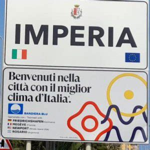 Imperia Del Sindaco Scajola Benvenuti Nella Citt Con Il Miglior