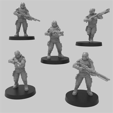 Advanced Infantry w/ Special Weapons - That Evil One - Miniatures by