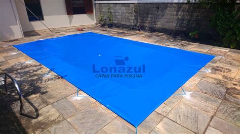 Lona Azul Para Piscina X Pvc Vinil Micras X Lonazul Capas