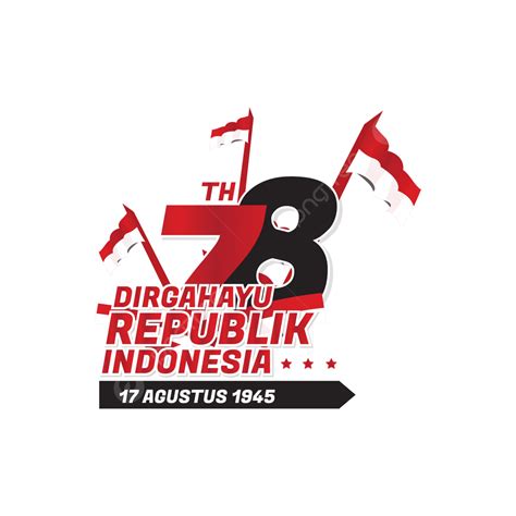 Happy Greetings Ri 78 Indonesian Independence Day 17 August 2023 Free Vector Indonesia