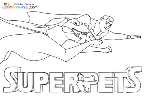 DC League Of Super Pets Coloring Pages Free Coloring Pages Printables