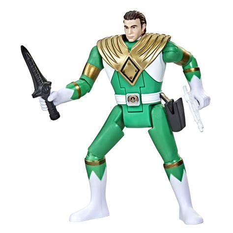 Power Rangers Retro Morphin Green Ranger Tommy Fliphead Action Figure