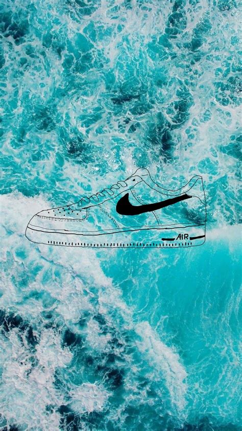 af1, wallpaper, summer, waves, hype, nike, swoosh Pink Neon Wallpaper ...