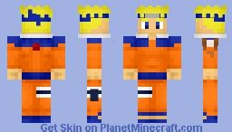 Naruto Uzumaki Minecraft Skin