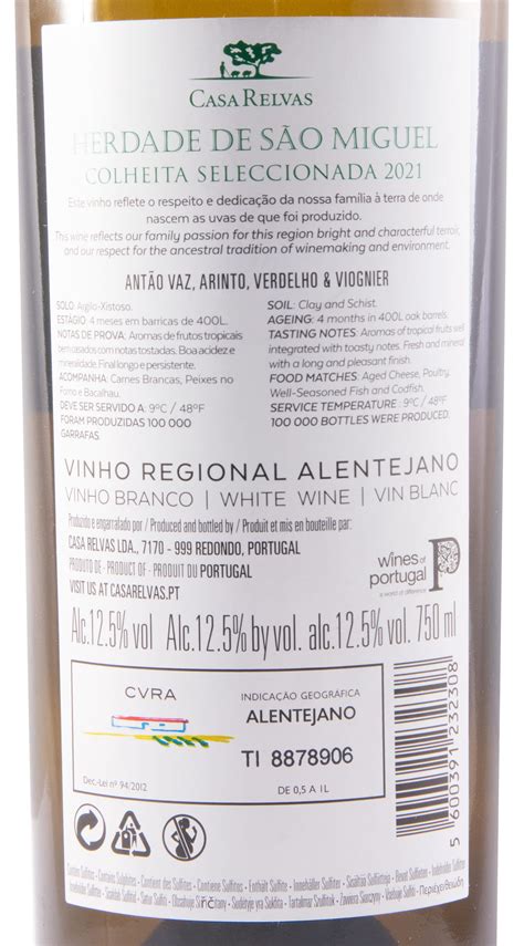 Herdade De S O Miguel Colheita Seleccionada Branco