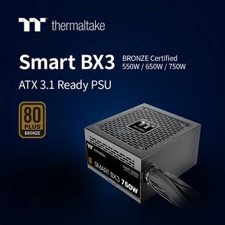 Thermaltake Unveils The Smart Bx Bronze Series Power Supply With Atx