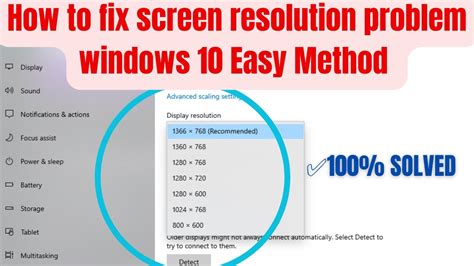 How To Fix Screen Resolution Problem Windows Easy Method How To