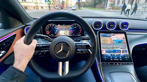 Mercedes C Class Crazy Augmented Reality Navigation Head Up