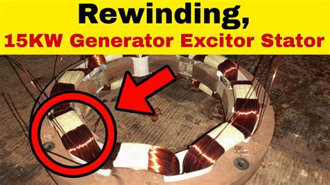 Generator Excitor Stator Rewinding Generator Stator Winding