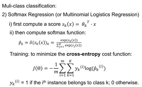 Muli Class Classification 2 Softmax Regression