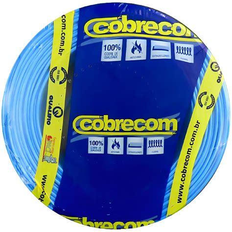 Cabo Flexicom Azul De Cobre 750 Volts 100 Metros 2 5mm 382370