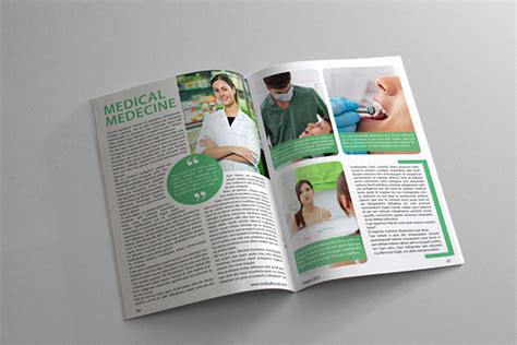 Health And Medical Magazine Template Behance