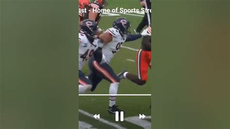 Bears Second Interception Of Game Vs Browns Joe Flacco 14 7 Youtube