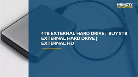 PPT - 4TB External Hard Drive Buy 8TB External Hard Drive External HD ...