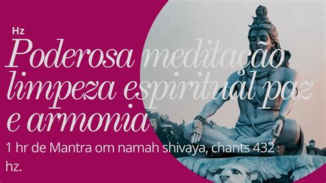 poderosa meditação limpeza espiritual mantras om namah shivaya chants