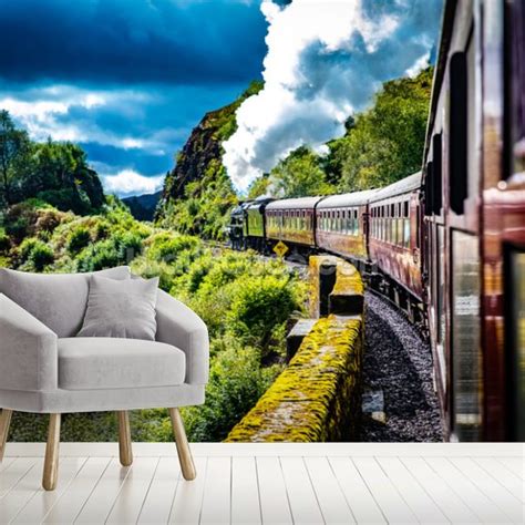 Train Ride Wallpaper | Wallsauce EU