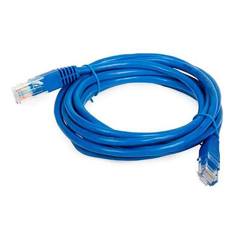 Patch Cord Rj45 Cat5e Azul 2 Metros Wonder Cabos Loja Especializada