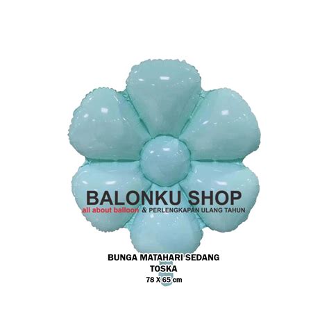 Jual Balon Foil Bunga Matahari Balon Bunga Daisy Balon Bunga Putih