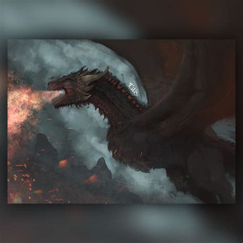 Balerion The Black Dread By Thkartwork On Deviantart In Balerion