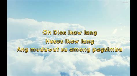 Dios Ikaw Lang Karaoke Influence Worship Youtube